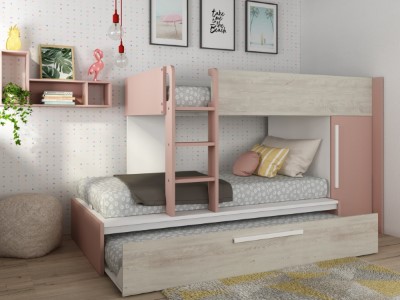 evolution-koyeseng-med-garderobeskap-og-uttrekkbar-gjesteseng-90x200---rosanatur