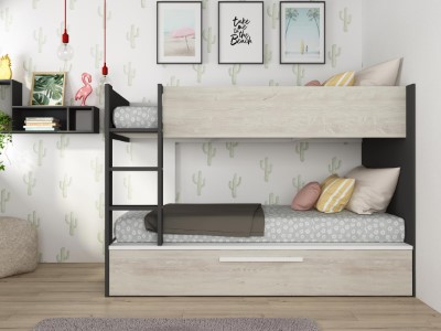 silver-koyeseng-med-uttrekkbar-gjesteseng-90x200---sortnatur