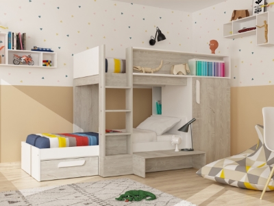 knox-koyeseng-med-garderobeskap-og-skuff-90x200---hvitnatur