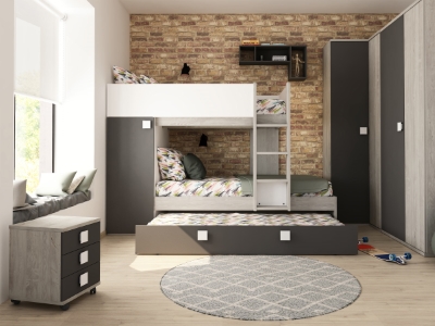 eerie-koyeseng-med-uttrekkbar-gjesteseng-90x190---hvitsort