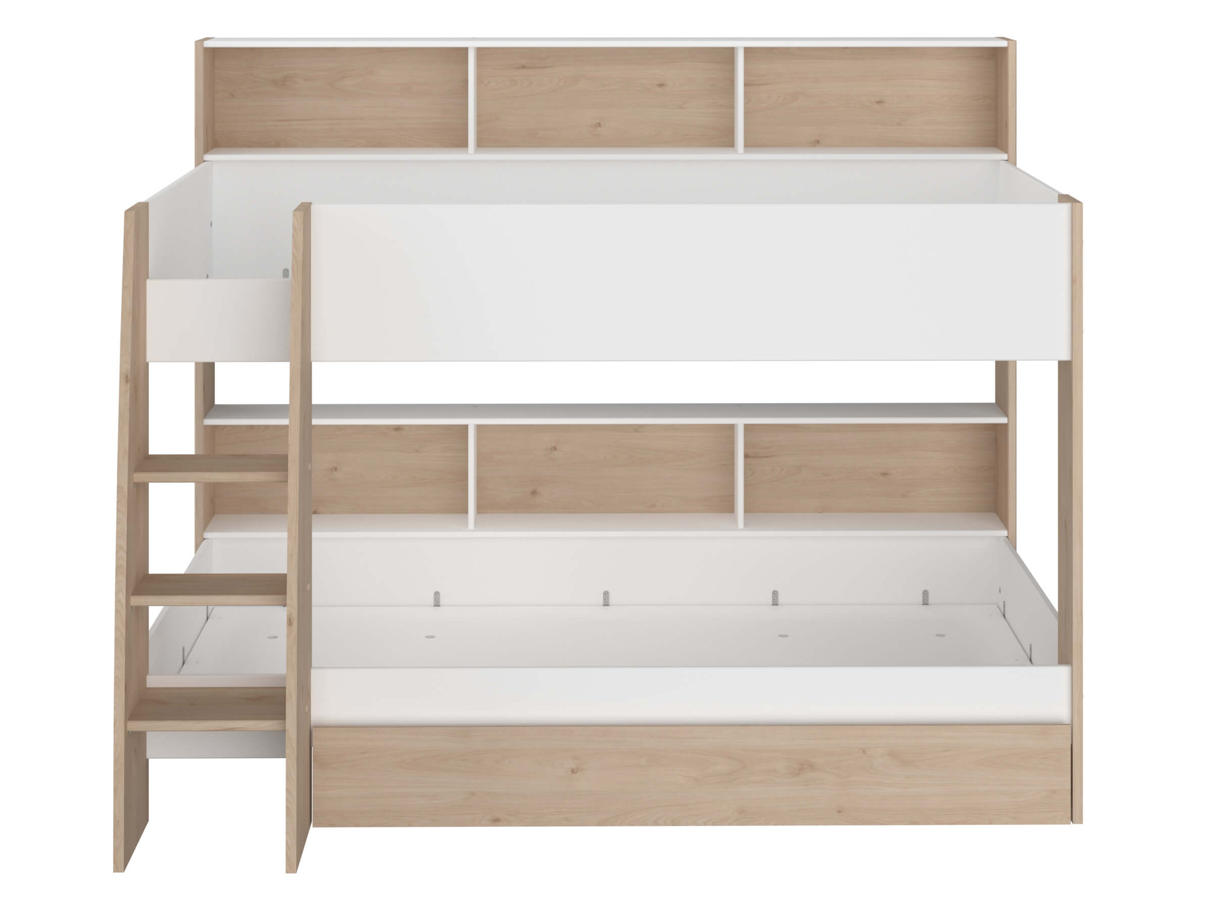 Shelter Køyeseng med Skuff 90x200 – Natur/Hvit