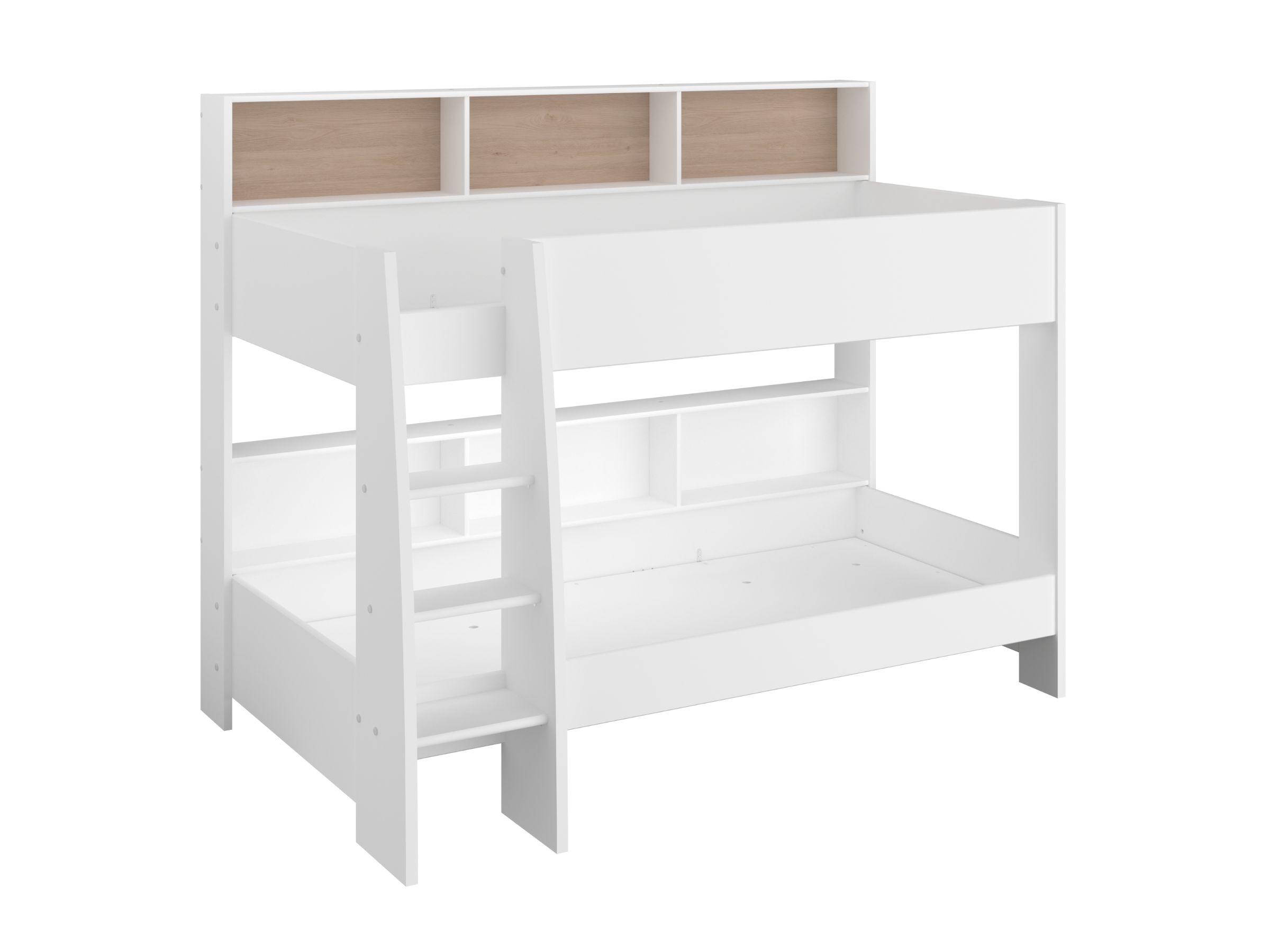 Rufous Køyeseng med Skuff 90x200 - Hvit/Natur