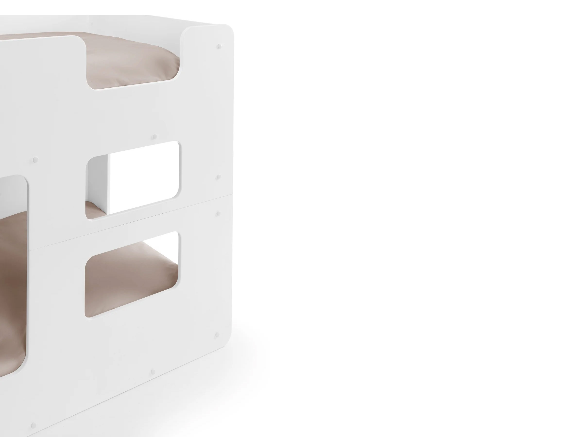 Cube køyeseng 90x200 - Hvit