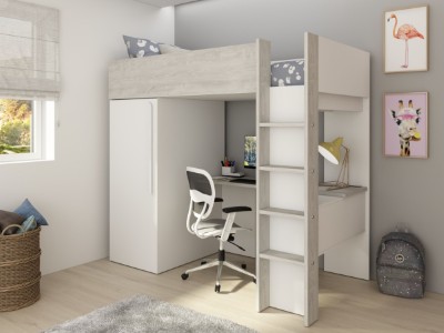 studio-loftseng-med-skrivebord-og-1-dors-garderobeskap-90x200---hvitnatur