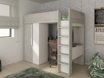 studio-loftseng-med-skrivebord-og-garderobe-90x200---hvitnatur
