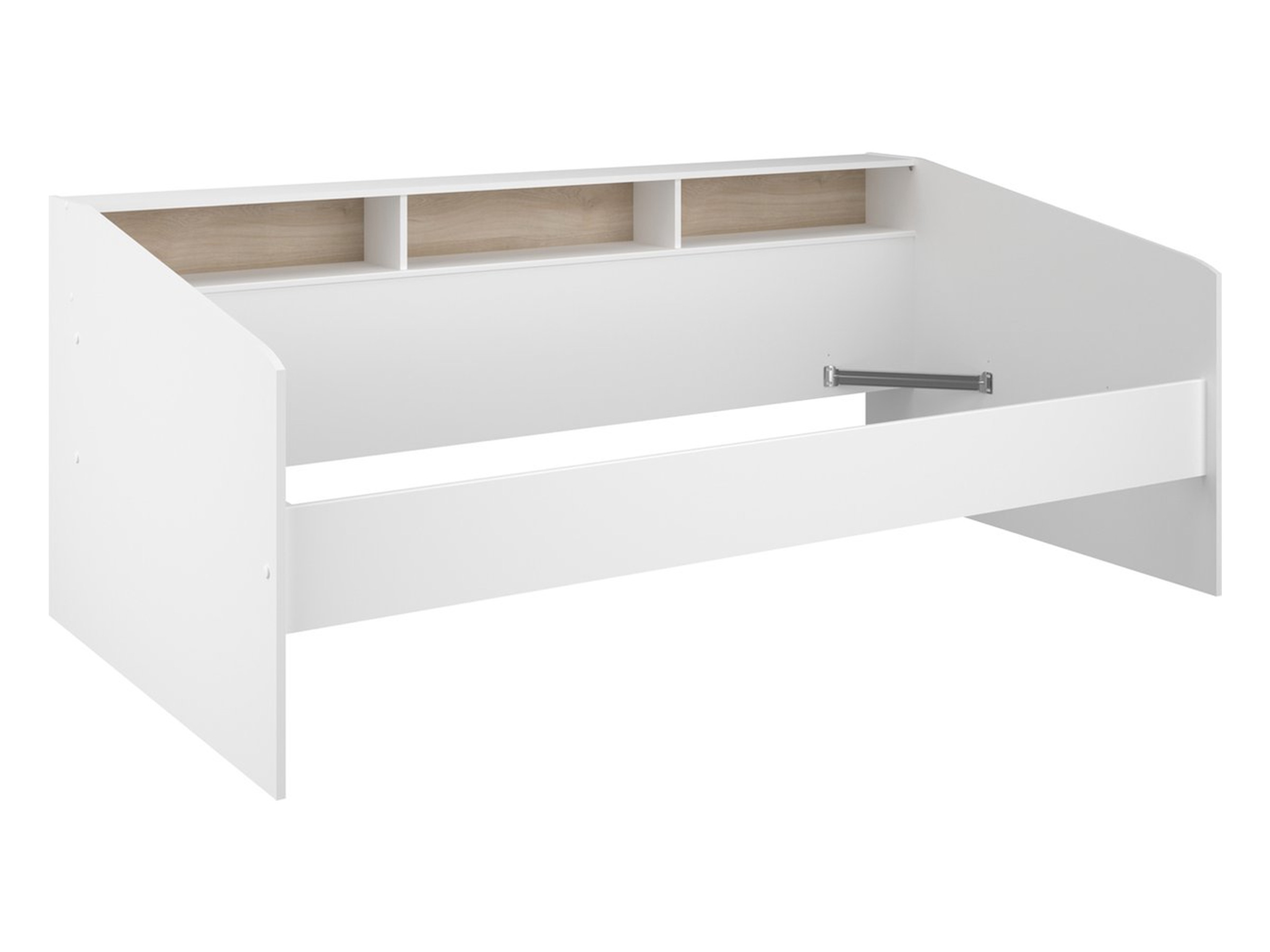 Daybed med Skuffer 90x200 - Hvit