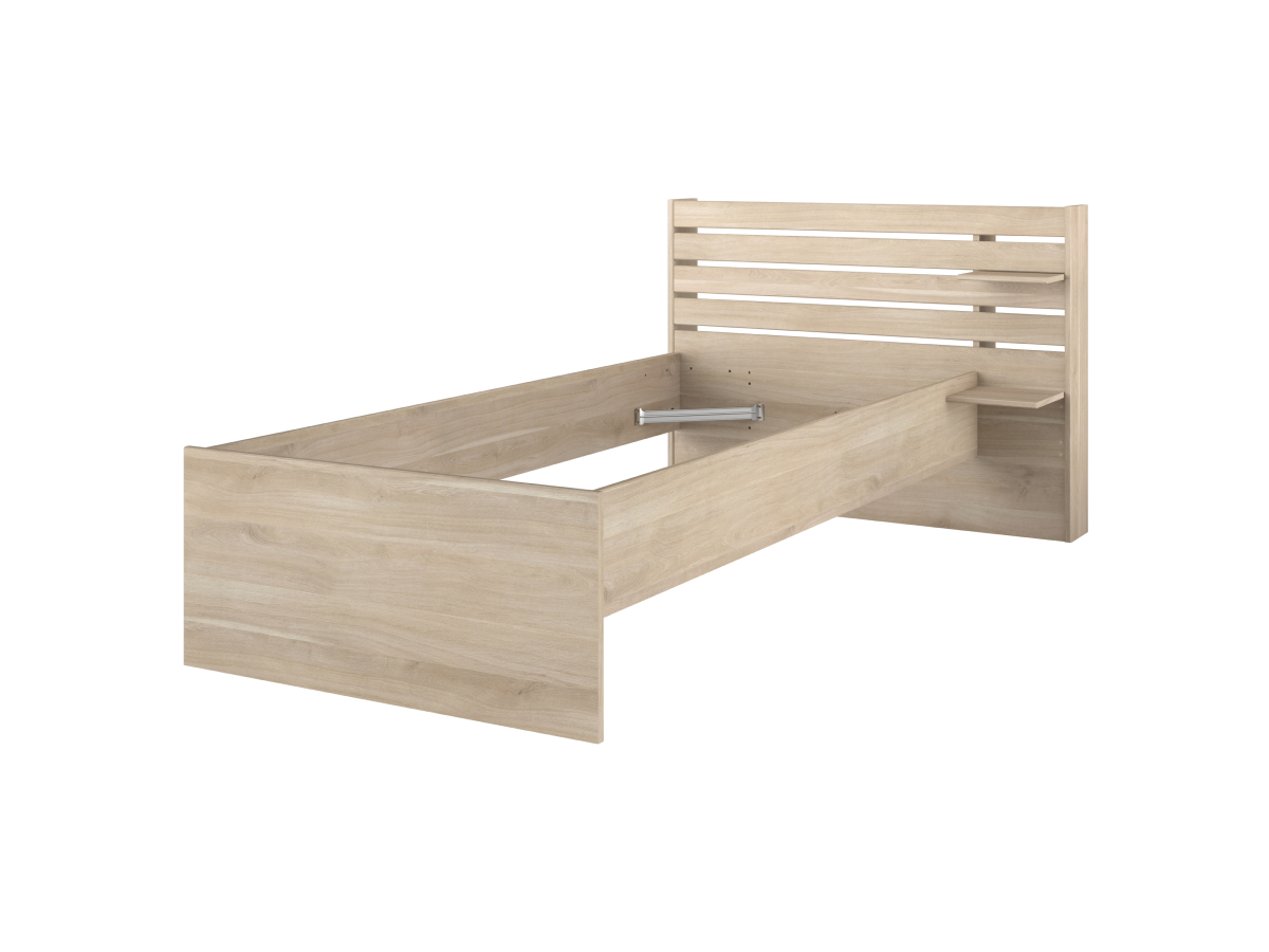Escale Barneseng med Skuffer og Hodegavl 90x200 - Eik