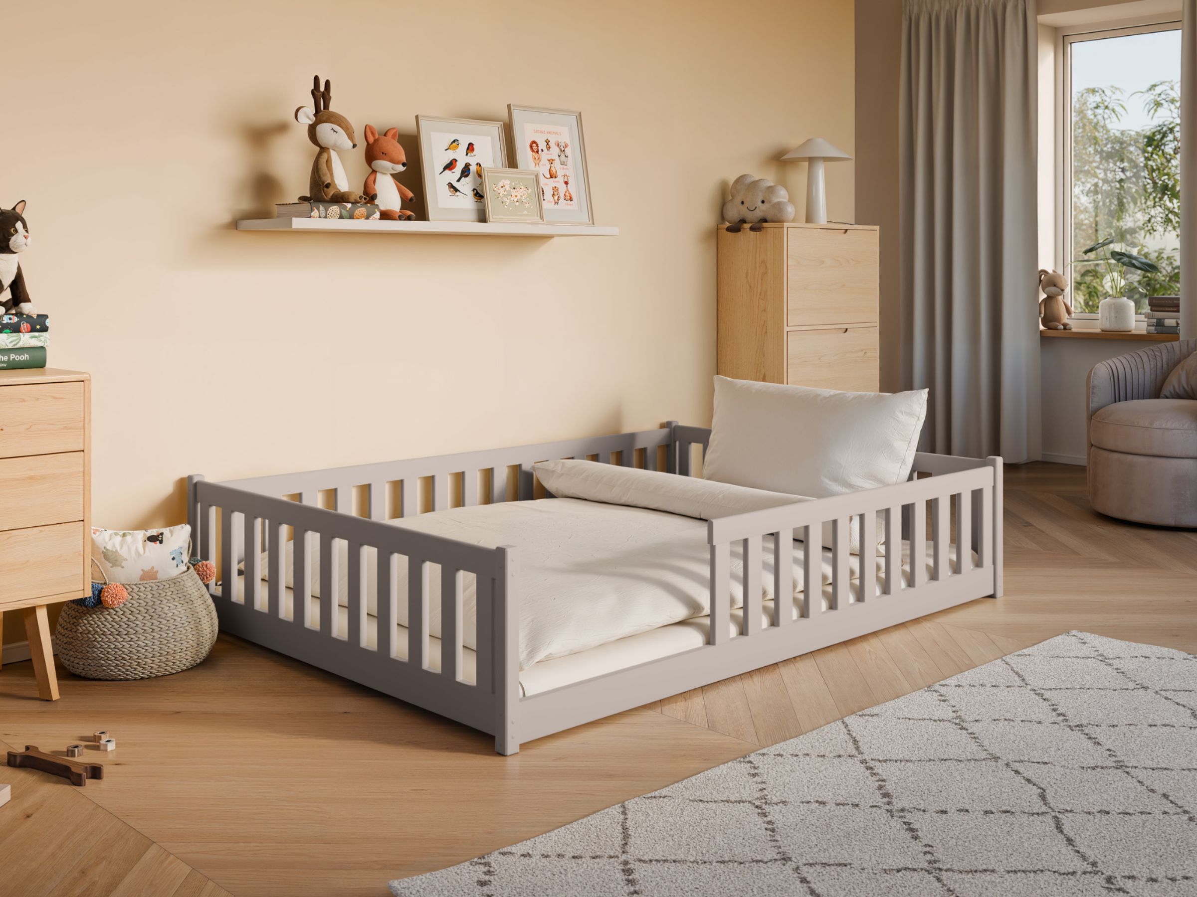 Mati Gulvseng med Lekegrind 140x200 - Kaszmir