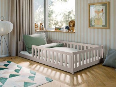 Otis Gulvseng med Lekegrind 120x200 - Kaszmir